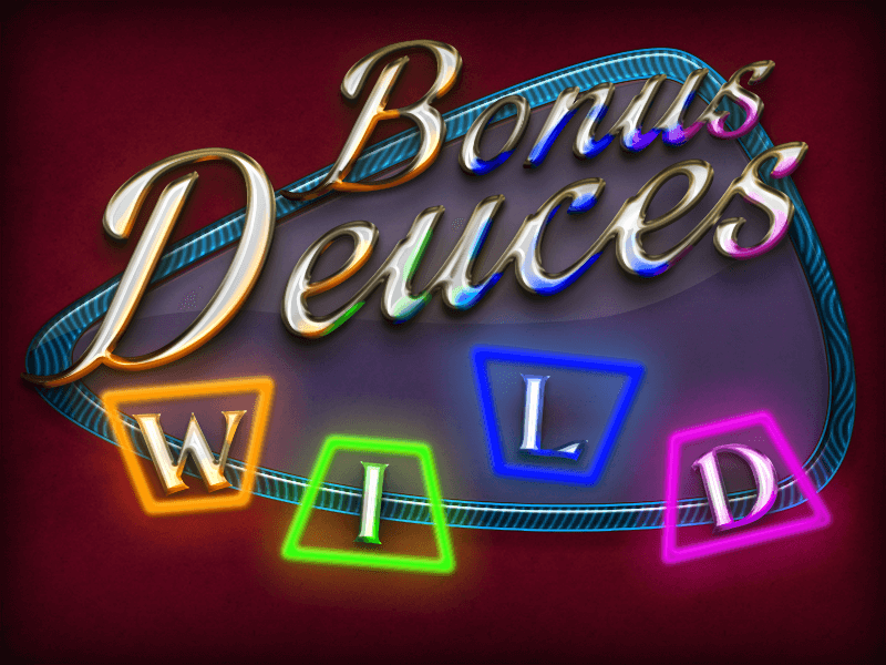 Bonus Deuces Wild Video Poker Screenshot