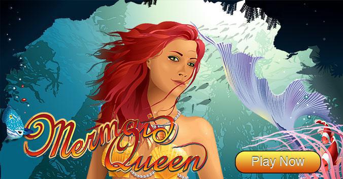 Mermaid Queen slot review image and logo