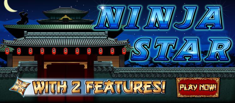 Ninja Star slot review image and logo