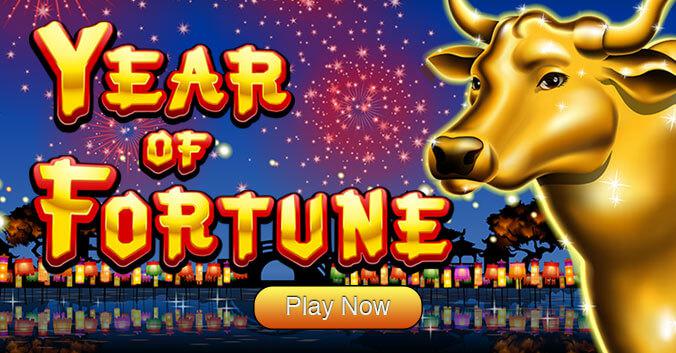 Year of Fortune slot review image and logo