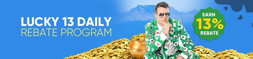 Lucky 13 Daily Rebate Program