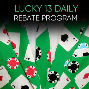 Lucky 13 Daily Rebate Program