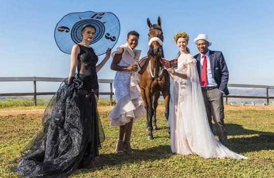 picture with horse and people t durban july