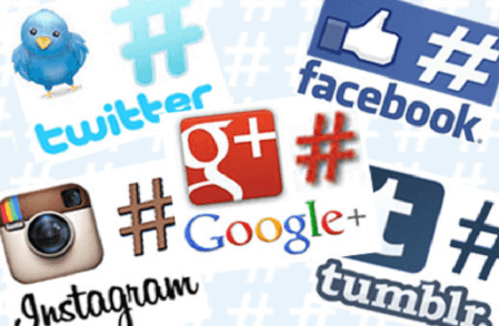 social media hashtags