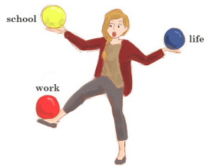 Trying to balance work and school