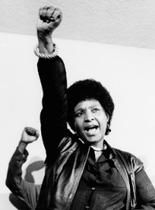 Winnie Mandela during the apartheid era