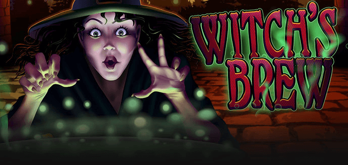 Screenshot of Witches Brew a halloween themed slot