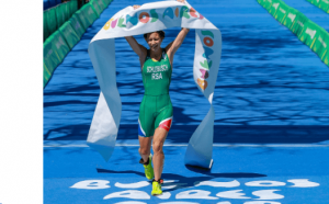 Amber Schlebusch at Youth Olympics