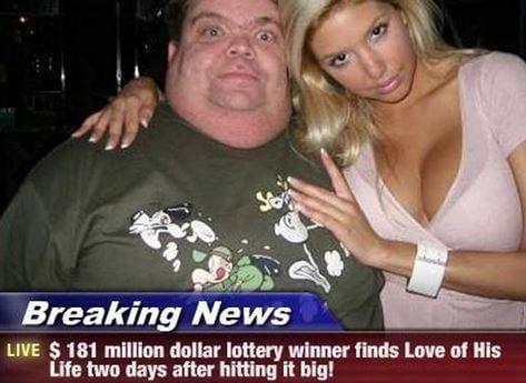 picture of man after winning jackpot
