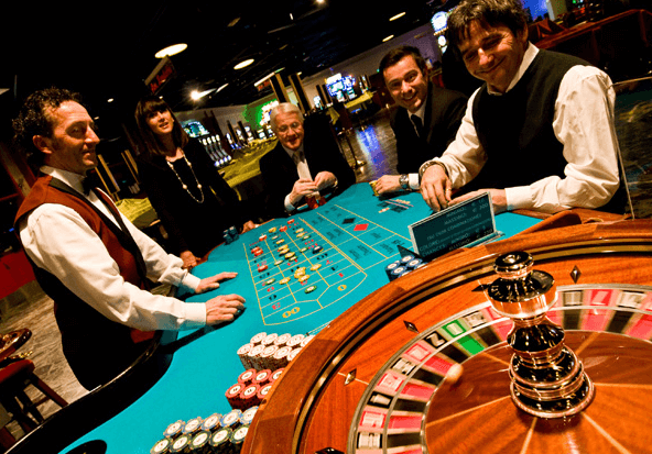 Gamblers doing what they do best