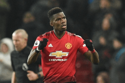 Paul Pogba in action